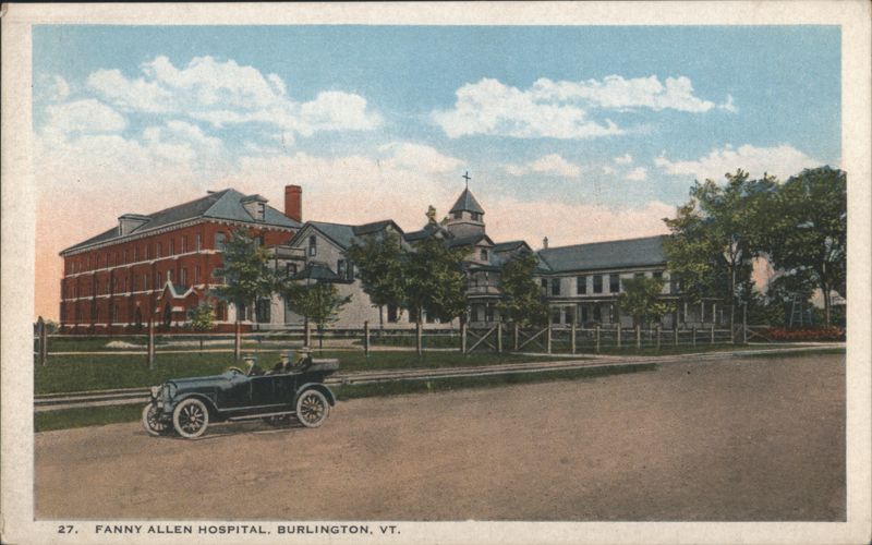 Fanny Allen Hospital, Burlington, VT, Vintage Car Vermont