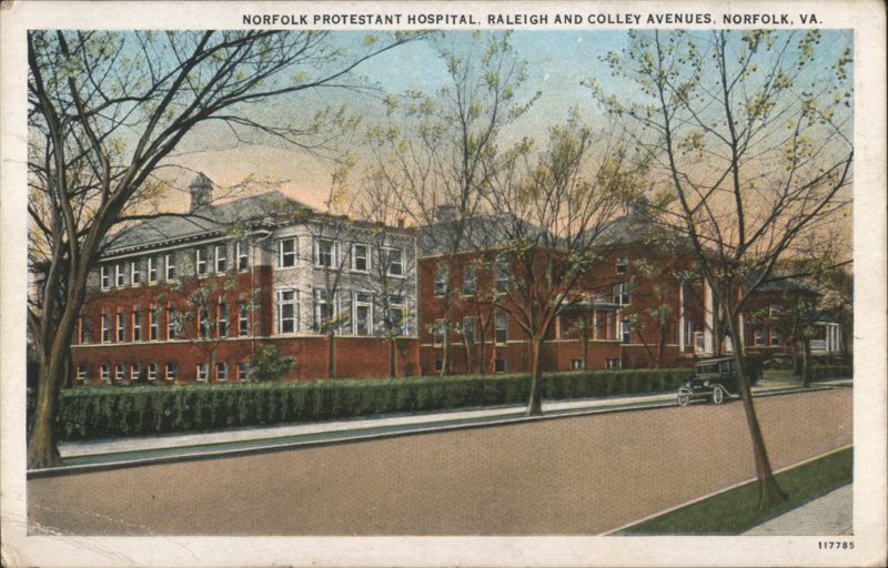 Norfolk Protestant Hospital, Raleigh and Colley Avenues Virginia