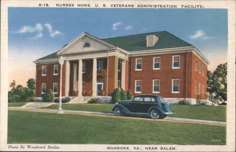 Nurses Home, U.S. Veterans Administration Facility Roanoke Virginia