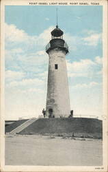 Point Isabel Light House, Point Isabel, Texas Postcard
