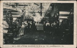 No. 3 & 4 Paper Machine, N. Y. & PA. Co., Johnsonburg, PA Postcard