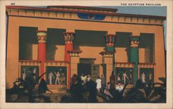 Egyptian Pavilion, Chicago World's Fair, 1933 Postcard