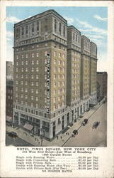 Hotel Times Square, 255 West 43rd Street, New York City Postcard