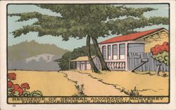 Residence of General Alvarado, First Governor of California Postcard