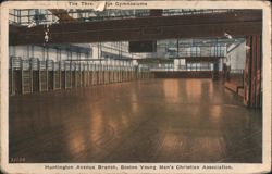 The Three Large Gymnasiums, Huntington Avenue Branch Postcard