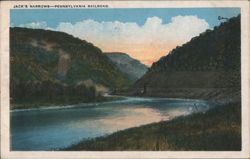 Jack's Narrows—Pennsylvania Railroad Postcard