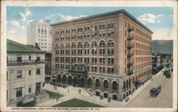 Hotel Kanawha, Post Office Square Postcard