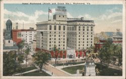 Hotel Richmond, Ninth and Grace Sts. Postcard
