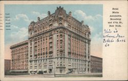 Hotel Marie Antoinette, Broadway & 67th St., New York Postcard