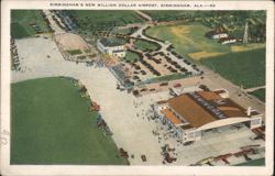 Birmingham's New Million Dollar Airport, Aerial View Postcard