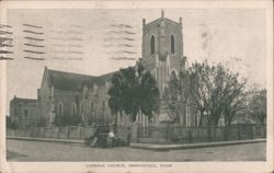 Catholic Church, Brownsville, Texas Postcard