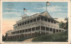 Uncanoonuc Hotel, Uncanoonuc Mountain Postcard