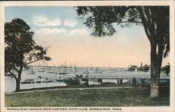 Marblehead Harbor from Eastern Yacht Club Postcard