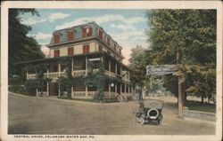 Central House, Delaware Water Gap Postcard