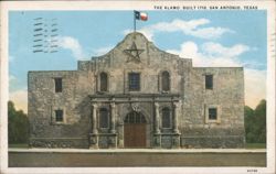 The Alamo, Built 1718 Postcard