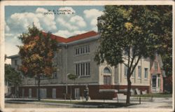 M. E. CHURCH. DEVIL'S LAKE, N. D. Postcard