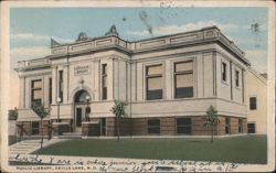Carnegie Library, Devils Lake, ND Postcard