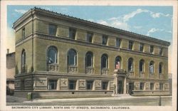 Sacramento City Library Postcard