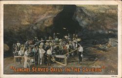 Carlsbad Cavern Lunch Room, Lunches Served Daily Postcard