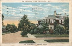 Bay Street and 7th Avenue, North, St. Petersburg, FL Postcard