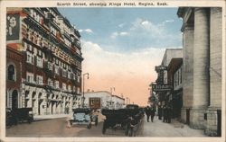 Scarth Street, Kings Hotel Postcard