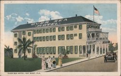 Over Sea Hotel, Key West, FL - Largest & Modern Hotel Postcard