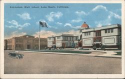 Polytechnic High School, Long Beach, CA Postcard