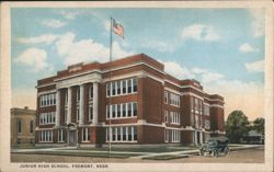 Junior High School, Fremont, NE Postcard