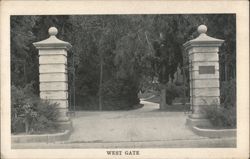 West Gate, Colorado State Teachers College Postcard