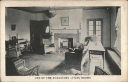 Dormitory Living Room, Colorado State Teachers College Postcard