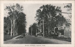 Main Street, Bantam, Connecticut Postcard