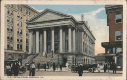 U. S. Custom House, Norfolk, VA. Postcard