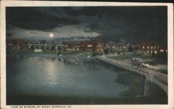 Winona by Night Postcard