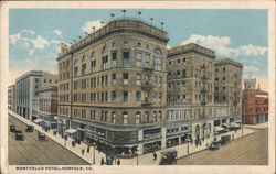 Monticello Hotel, Norfolk, VA Postcard