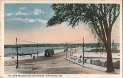 The New Million Dollar Bridge, Portland Postcard