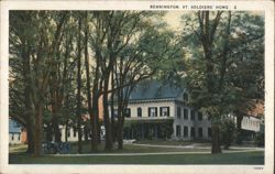 Bennington, VT. Soldiers' Home Postcard
