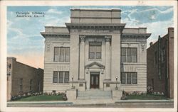 Carnegie Library, Americus, GA - 1908 Postcard