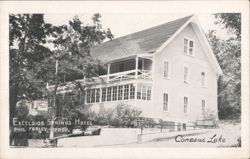 Excelsior Springs Hotel, Phil Farley, Conesus Lake Postcard