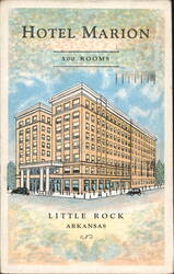 Hotel Marion, 500 Rooms, Little Rock, AR Postcard