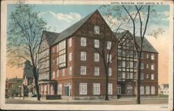 Hotel Minisink, Port Jervis, NY Postcard