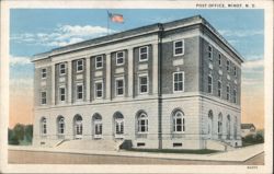 Post Office, Minot, ND Postcard