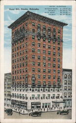 Hotel Hill, Omaha, Nebraska Postcard
