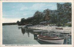 Masts Landing, Wolfeboro Falls, NH Postcard