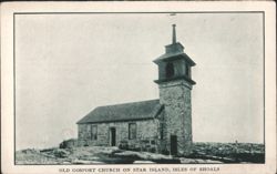 Old Gosport Church, Star Island, Isles of Shoals Postcard