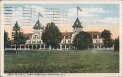 Deer Park Hotel, North Woodstock, White Mountains Postcard