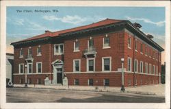The Clinic, Sheboygan, Wis. Postcard