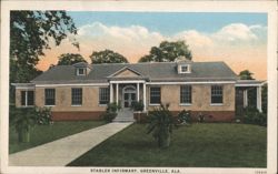 Stabler Infirmary, Greenville, AL Postcard