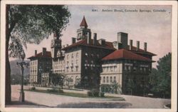 Antlers Hotel, Colorado Springs, CO Postcard