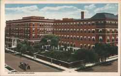 Mercy Hospital, Chicago, IL Postcard