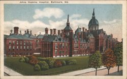 Johns Hopkins Hospital Postcard